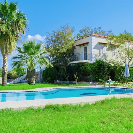 Villa Afroditi In Chania Near Airport With Private Pool, Free Wi-Fi, Souda Bay Views, Garden Oasis Конупідьяна Екстер'єр фото